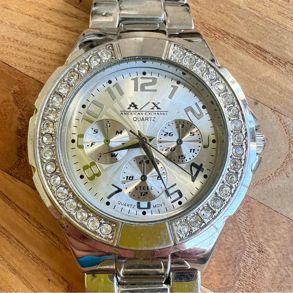 A/X American Exchange silver tone fashion watch